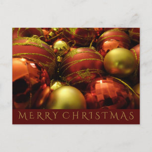 Pour Fêtes Annuelles Cartes de vœux de Noël Boules de Noël