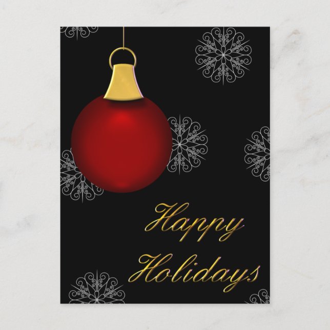 Pour Fêtes Annuelles Cartes de vœux de Noël d'entreprise (Devant)