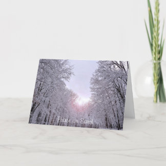 Pour Fêtes Annuelles Cartes de voeux de vacances de Noël