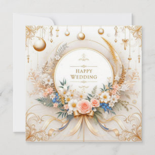 Pour Fêtes Annuelles Cartes de voeux Mariages joyeuses