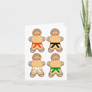 Pour Fêtes Annuelles Cartes de voeux martiales de vacances d'artistes
