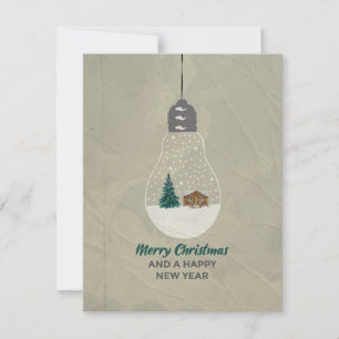 Pour Fêtes Annuelles Cartes de voeux "MERRY CHRISTMAS"