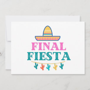 Pour Fêtes Annuelles Cartes de voeux sombrero de la Fiesta finale