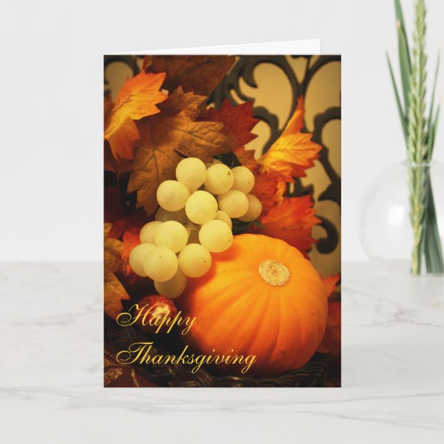 Pour Fêtes Annuelles Cartes de voeux Thanksgiving (Devant)