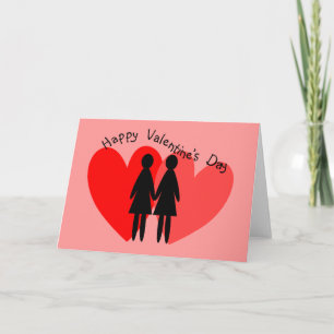 Pour Fêtes Annuelles Cartes et cadeaux Valentine lesbiennes