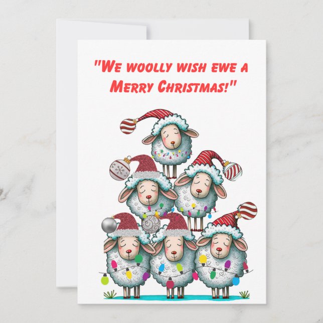 Pour Fêtes Annuelles Cartes numériques X-Mas de vacances personnalisabl (Devant)