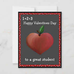 Pour Fêtes Annuelles Cartes Saint-Valentin de l'enseignant