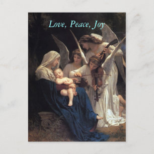 Pour Fêtes Annuelles Chanson des anges, cartes de Noël