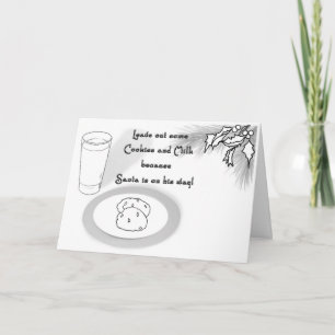 Pour Fêtes Annuelles COLOREZ-MOI des cartes ! "Lait et Noël de biscuits