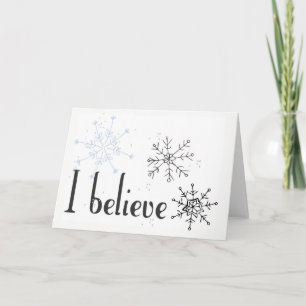 Pour Fêtes Annuelles Croyez les cartes de Noël