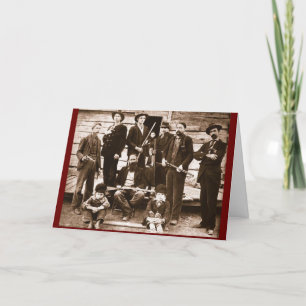 POUR FÊTES ANNUELLES FAMILLE DE HATFIELD (DE MCCOY FEUD) CARTES DE GRÂC