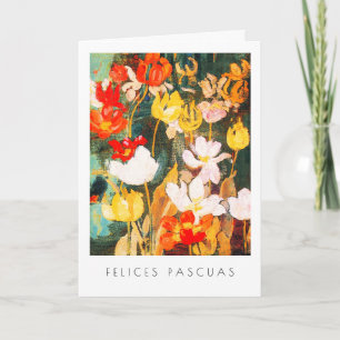 Pour Fêtes Annuelles Felices Pascuas.Beaux art Cartes de Pâques en espa