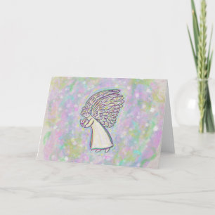 Pour Fêtes Annuelles Good Things Guardian Angel Cartes de voeux personn