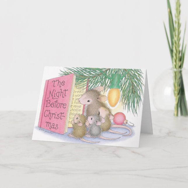 Pour Fêtes Annuelles House-Mouse Designs® - Cartes de Noël (Devant)