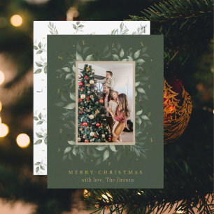 Pour Fêtes Annuelles Jours francs Joyeux Noël 2 Cartes de fin de anné