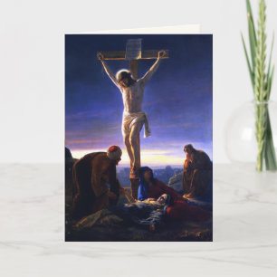 Pour Fêtes Annuelles La crucifixion de Jésus. Cartes de Pâques de