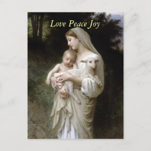 Pour Fêtes Annuelles L'innocence de Bougeureau, cartes de Noël