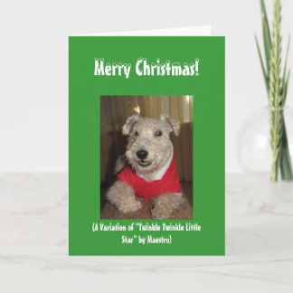 Pour Fêtes Annuelles Maestro les cartes de Noël Lakeland Terrier