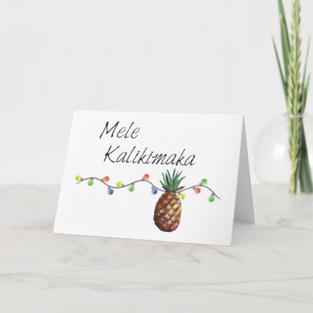 Pour Fêtes Annuelles Mele Kalikimaka - Cartes de Noël (Devant)