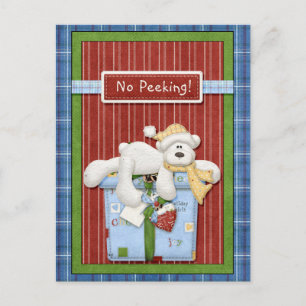 Pour Fêtes Annuelles Ours Polaire Pas De Peinture Cartes De Noël