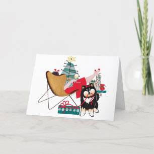 Pour Fêtes Annuelles RETRO LAPPY HOLIDATS cartes d'art lapon finlandais