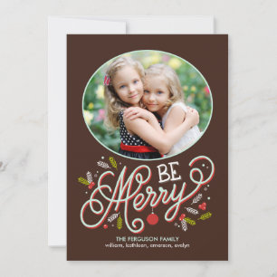 Pour Fêtes Annuelles Soyez de Joyeux Cartes photos