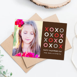 Pour Fêtes Annuelles Sweet XOXO Valentine's Day Cartes photos