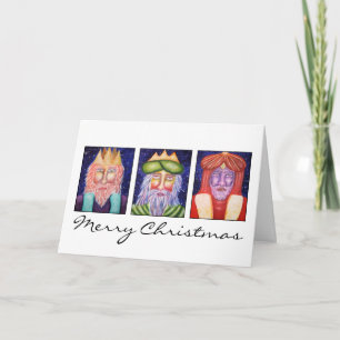 Pour Fêtes Annuelles Trois Rois Art Cartes de voeux de Noël
