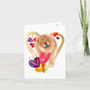Pour Fêtes Annuelles TU FAIS MON COEUR ALLER BLER - Cartes d'art Chow