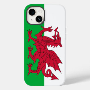 Pour iPhone 14 Coque Apple patriotique-Mate, Pays de Galles drape