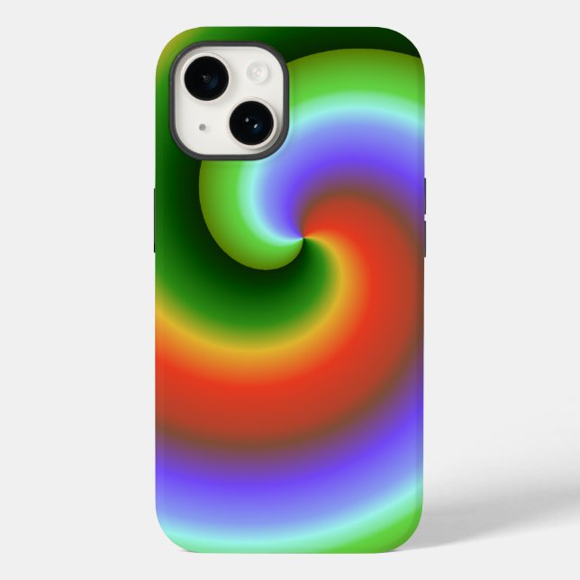 Pour iPhone 14 Coque conch teint cravate (Verso)