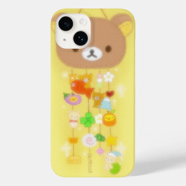 Pour iPhone 14 coque de téléphone mobile Rilakkuma (Verso)