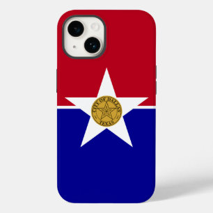 Pour iPhone 14 Coque pomme patriotique-Mate 14, Dallas drapeau