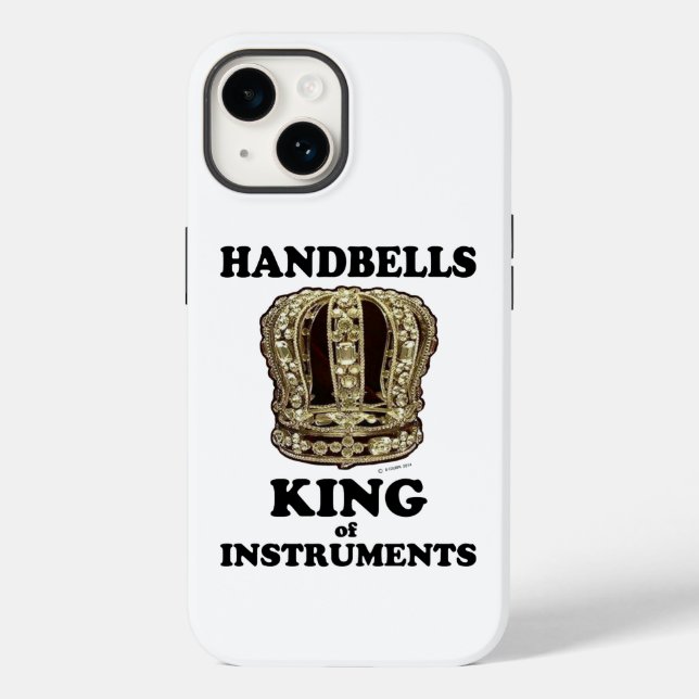Pour iPhone 14 Handbell King of Instruments Coque-Mate coque ipho (Verso)