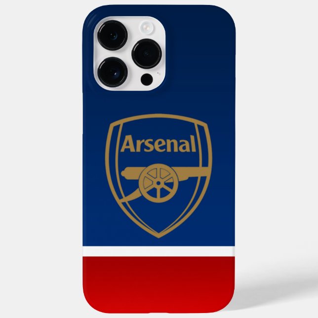 Pour iPhone 14 Pro Max Arsenal Coque bleu et rouge (Verso)