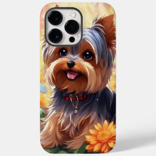 Pour iPhone 14 Pro Max Yorkie Coque