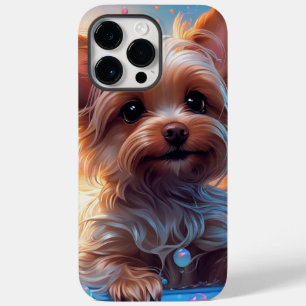 Pour iPhone 14 Pro Max Yorkie Coque