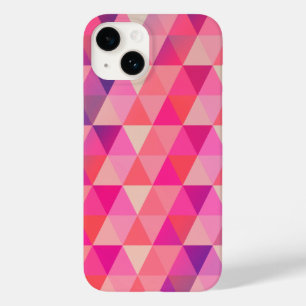 Pour iPhone 14 Trendy Colorful Triangles géométriques Motif Coque