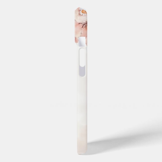Pour iPhone 15 coque de fleurs (Verso / Gauche)