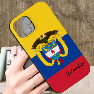 Pour iPhone 15 Coque du drapeau colombien, mode Colombie /sports
