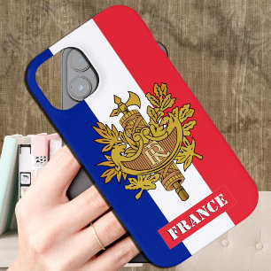 Pour iPhone 15 Coque du drapeau patriotique, France mode /sport