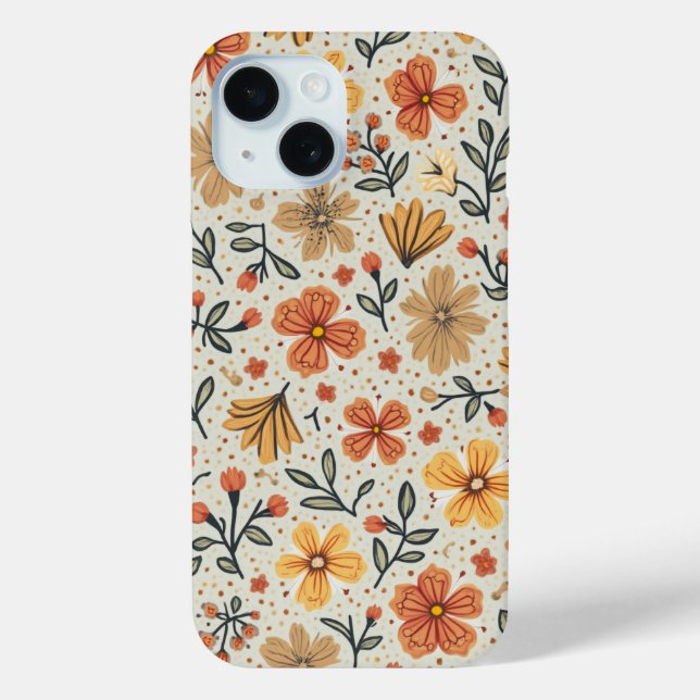 Pour iPhone 15 coque iphone(fleur) (Verso)