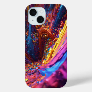 Pour iPhone 15 Élégance minimaliste - Coque mince et protecteur