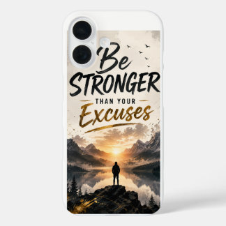 Pour iPhone 16 Conception de coque de téléphone motivationnelle i