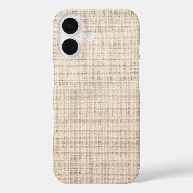 Pour iPhone 16 Coque Beige aesthetic (Verso)