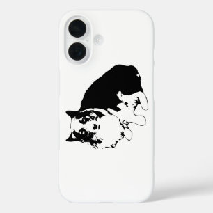 Pour iPhone 16 Coque de bord Corgi Clean