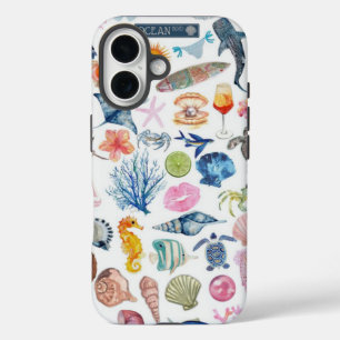 Pour iPhone 16 Coque de protection d'été mignon téléphone!