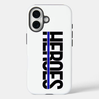 Pour iPhone 16 coque de téléphone de soutien à la police