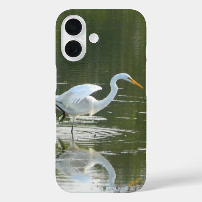 Pour iPhone 16 Coque universel reflété par l'Aiguille blanche (Verso)
