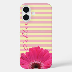 Pour iPhone 16 Gerber Daisy Casemate, Coque de périphérique à ray